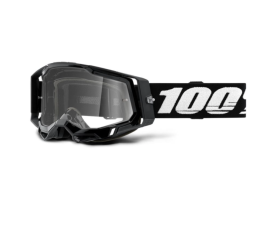 OCHRANNÉ BRÝLE - 100% RACECRAFT 2 GOGGLE BLACK / CLEAR 50009-00001