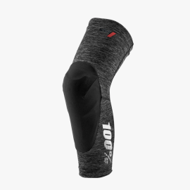 CHRÁNIČE - 100% TERATEC KNEE GUARDS HEATHER GREY/ BLACK XL 70003-00008