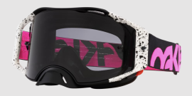 MOTOKROSOVÉ BRÝLE - OAKLEY AIRBRAKE MX GOGGLE BLACK SPLATTER / DARK GREY - OO7046-E400