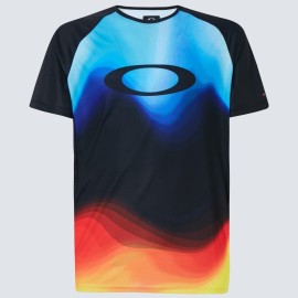 CYKLISTICKÝ MTB DRES - OAKLEY MTB SS TECH TEE MULTICOLOR GRADIENT S - FOA400848-97C-S
