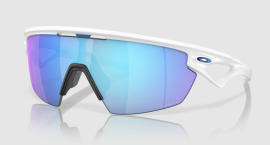 SPORTOVNÍ BRÝLE - OAKLEY SPHAERA - MATTE WHITE / PRIZM SAPPHIRE POLARIZED OO9403-0236