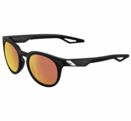 SLUNEČNÍ BRÝLE - 100% CAMPO - SOFT TACT CRYSTAL BLACK / HIPER RED MULTILAYER 61026-019-43