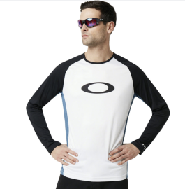 CYKLISTICKÝ MTB DRES - OAKLEY MTB LS TECH TEE REAL TEAL - 434362-6E3-M