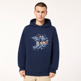 MIKINA - OAKLEY FINISH LINE HOODIE TEAM NAVY FOA405466-6LE-M